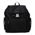 Black Fabric Backpack