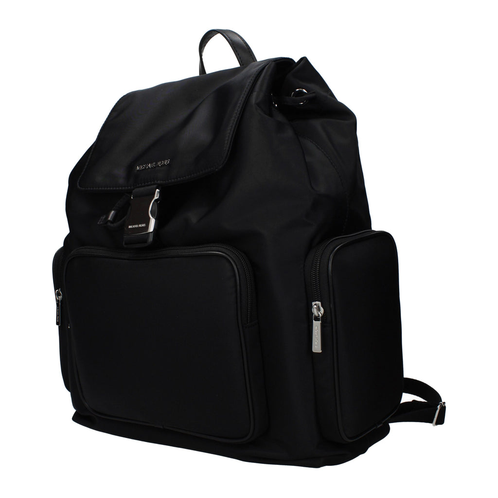Black Fabric Backpack