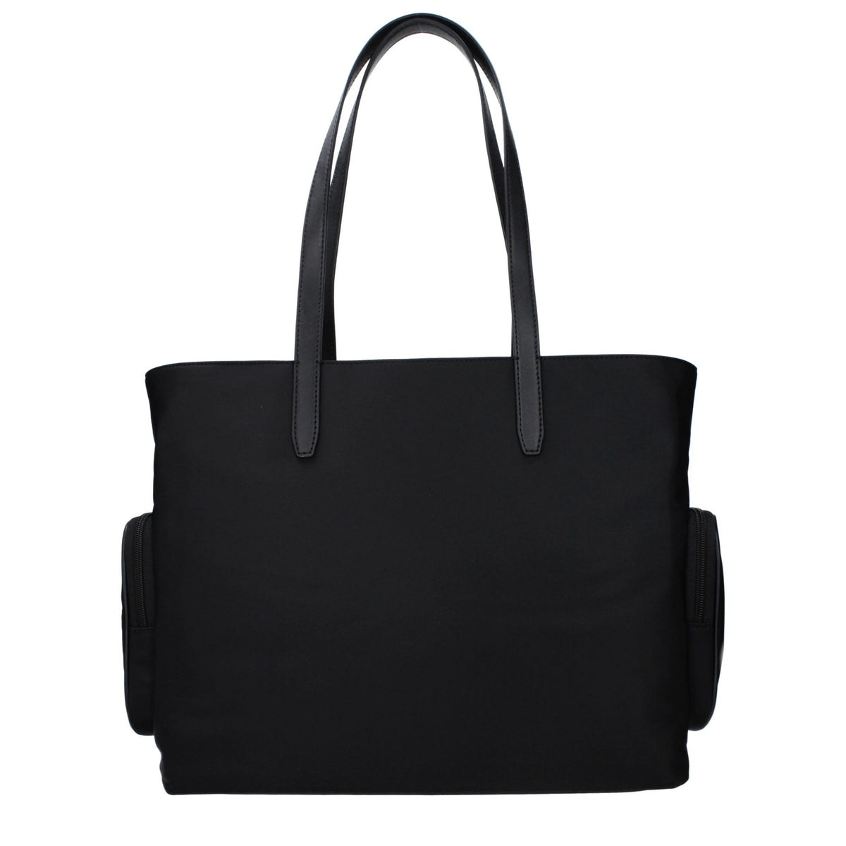 Black Fabric Shoulder Bag