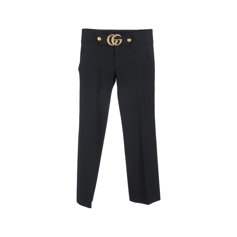 Black Viscose Dress Pants
