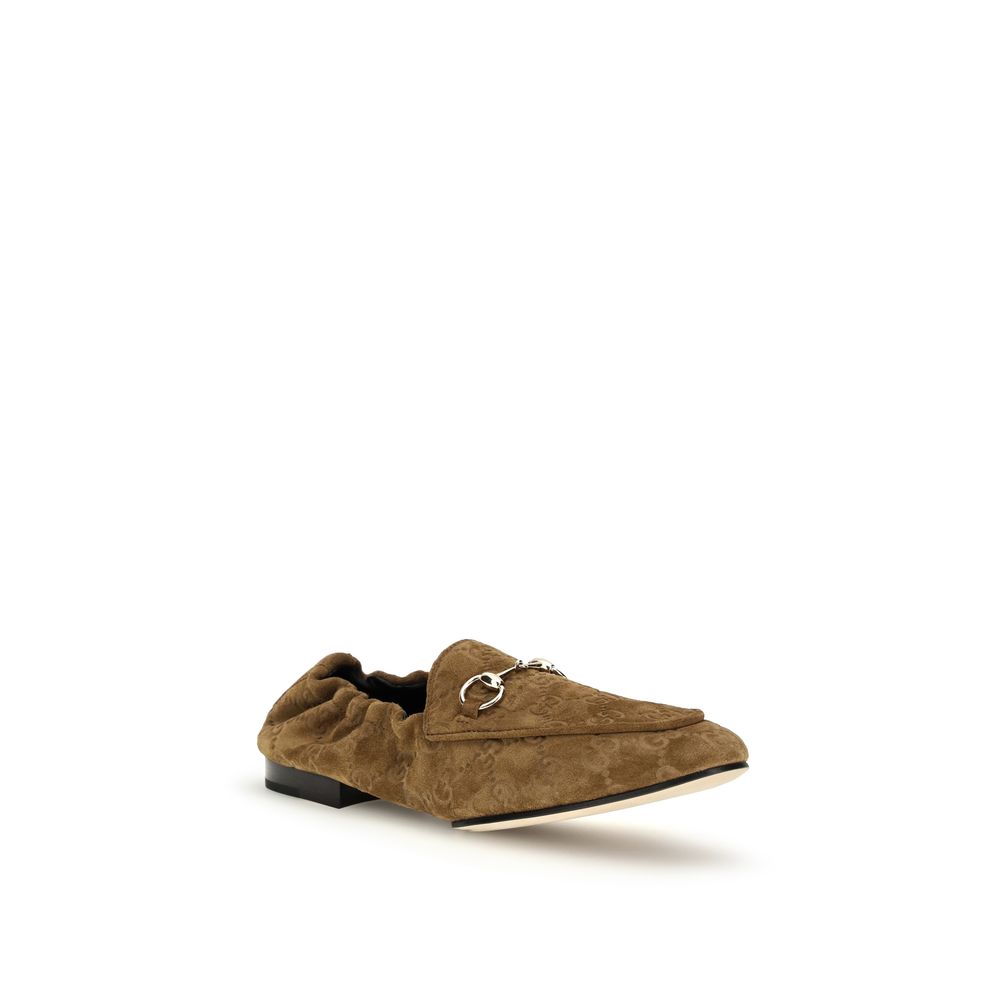 Brown Calf Leather Bos Taurus Slip-On Loafers