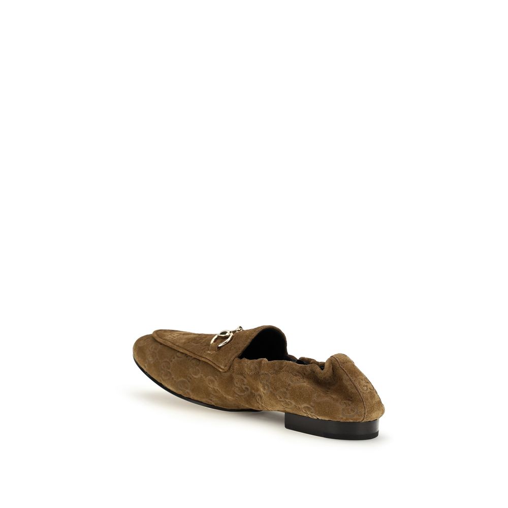 Brown Calf Leather Bos Taurus Slip-On Loafers