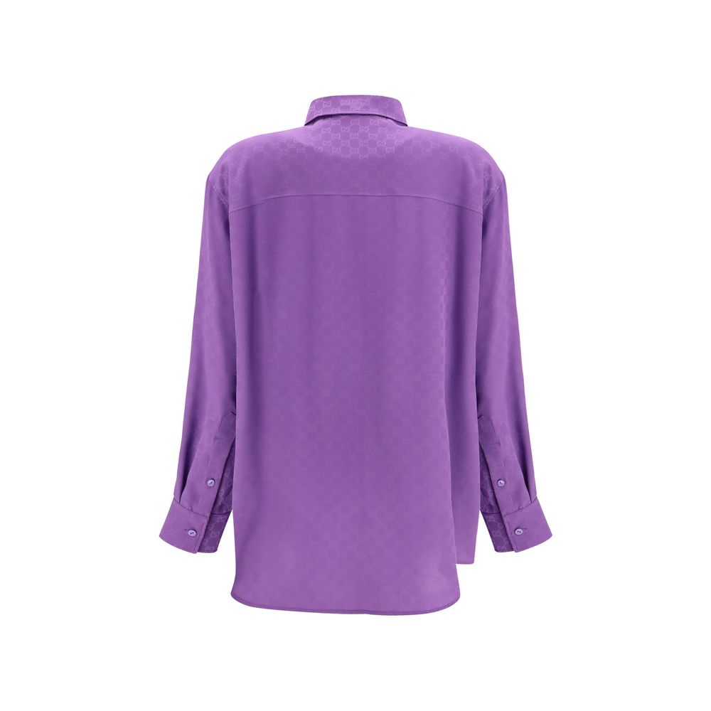 Purple Silk Shirt