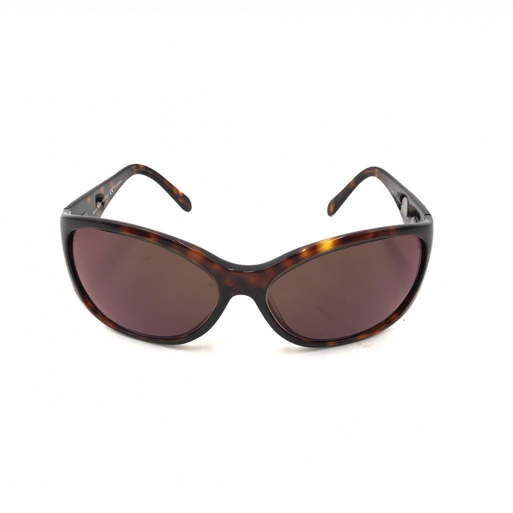 Oval-Shaped Brown Sunglasses
