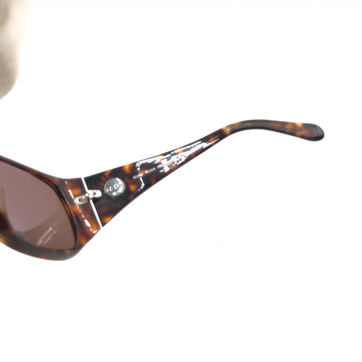 Oval-Shaped Brown Sunglasses