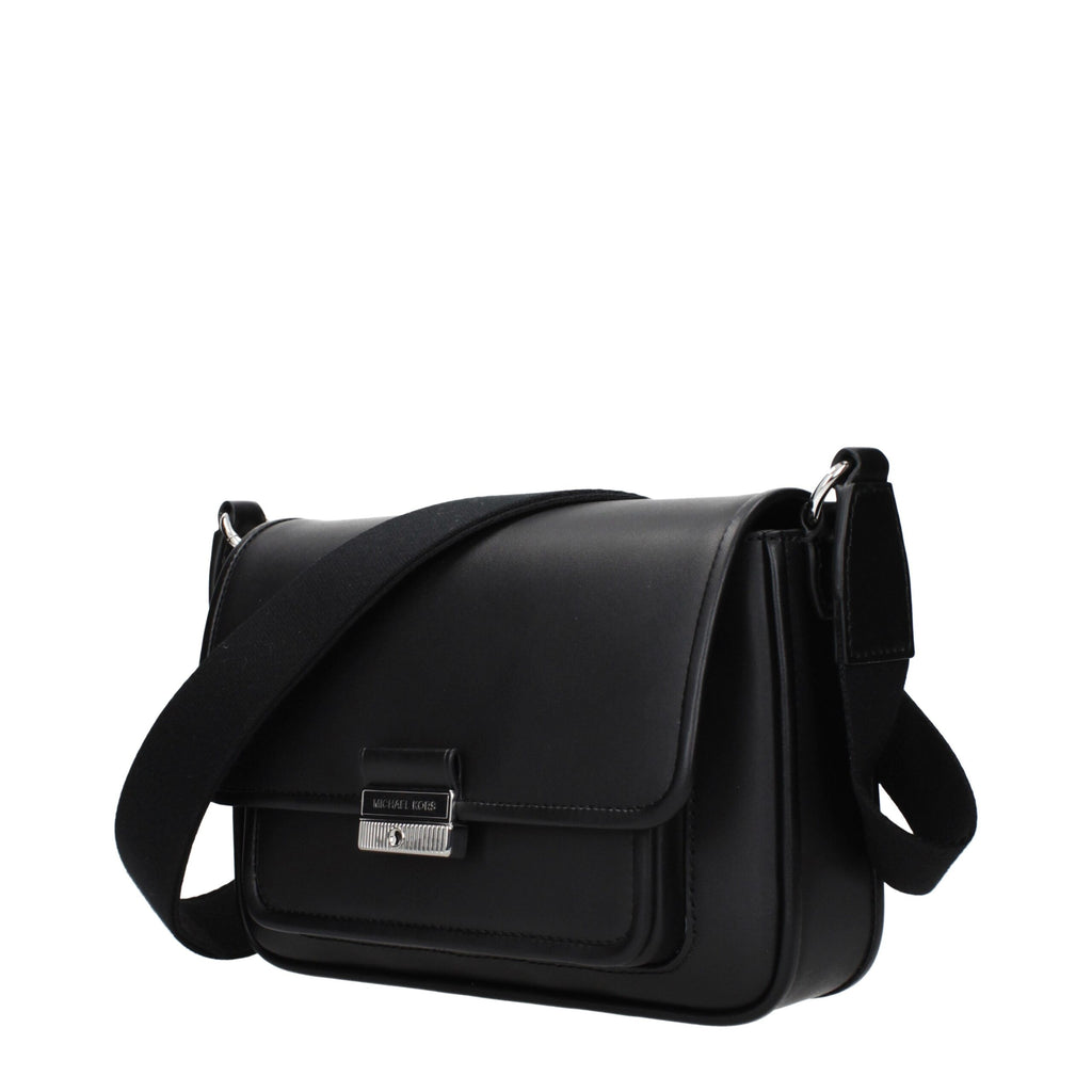 Black Leather Crossbody Bag