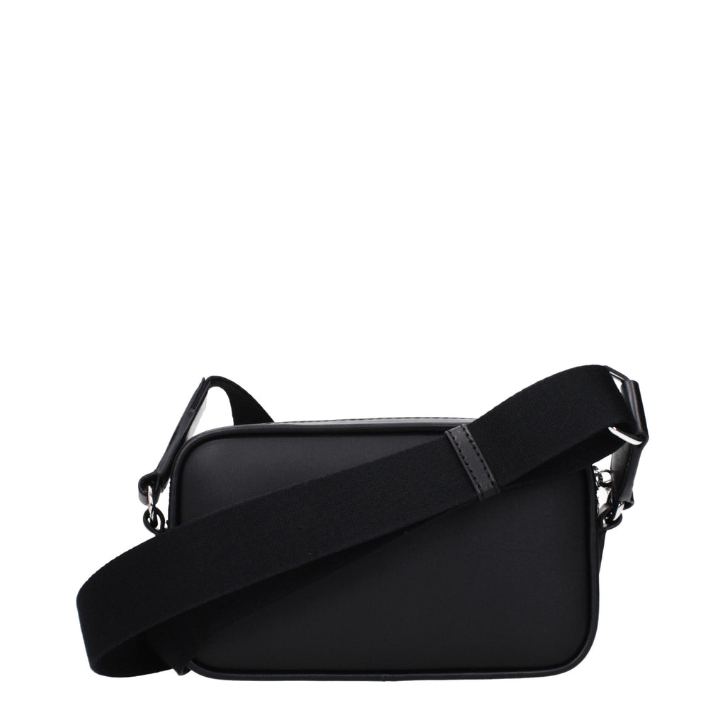 Black Leather Crossbody Bag