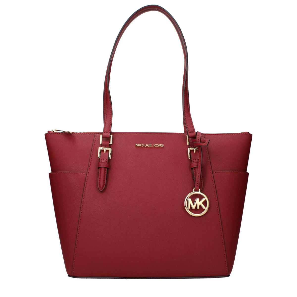Red Leather Shoulder Bag