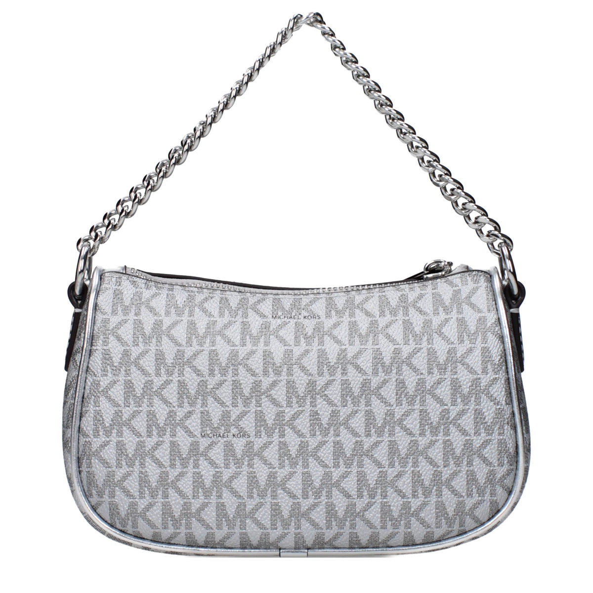 Gray Fabric Handbag