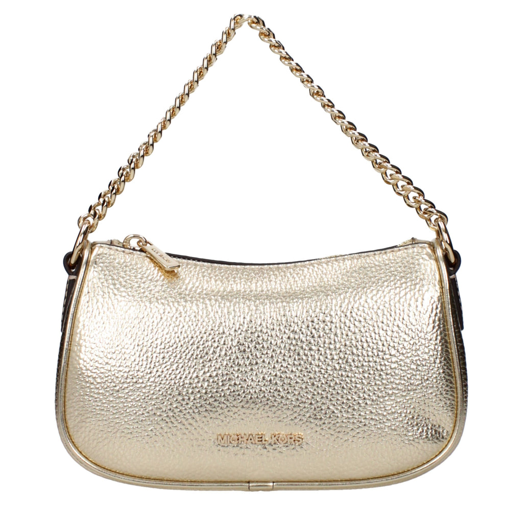 Gold Leather Handbag