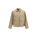 Beige Cotton Bomber