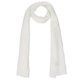 White Polyester Scarf