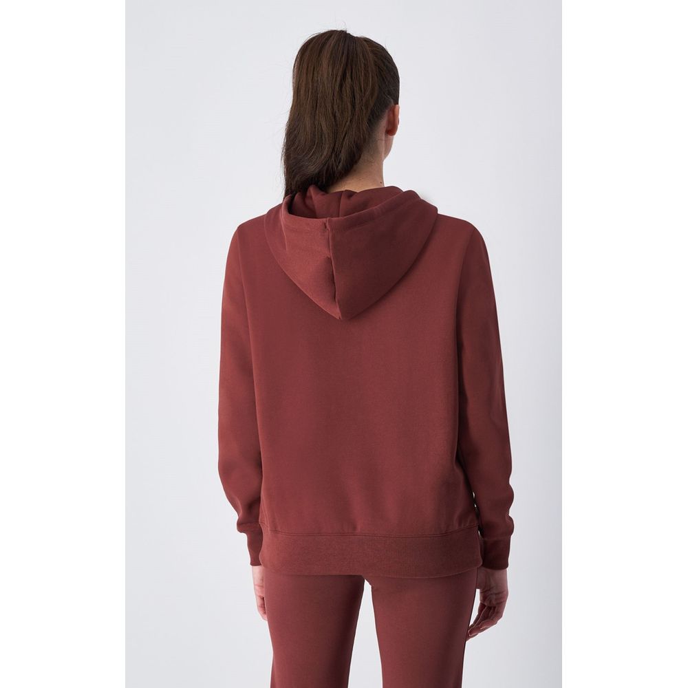 Burgundy Cotton Sweatshirt