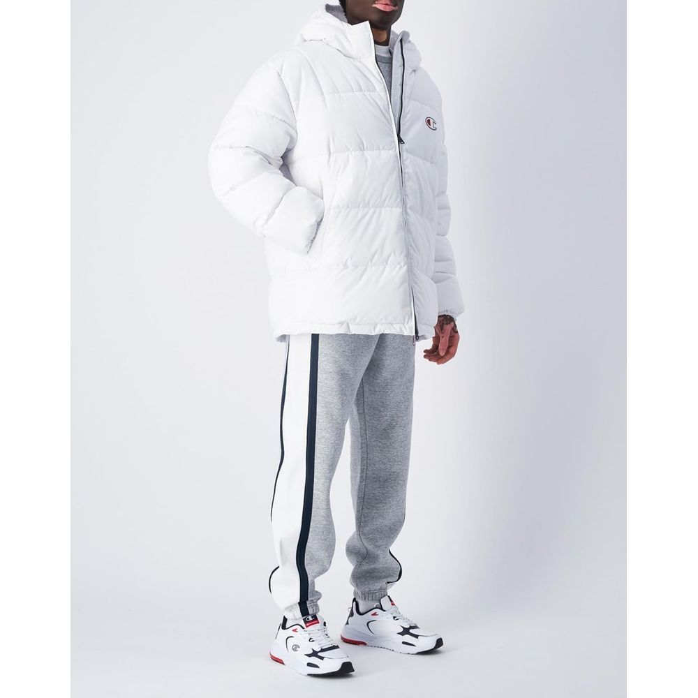 White Polyester Parka