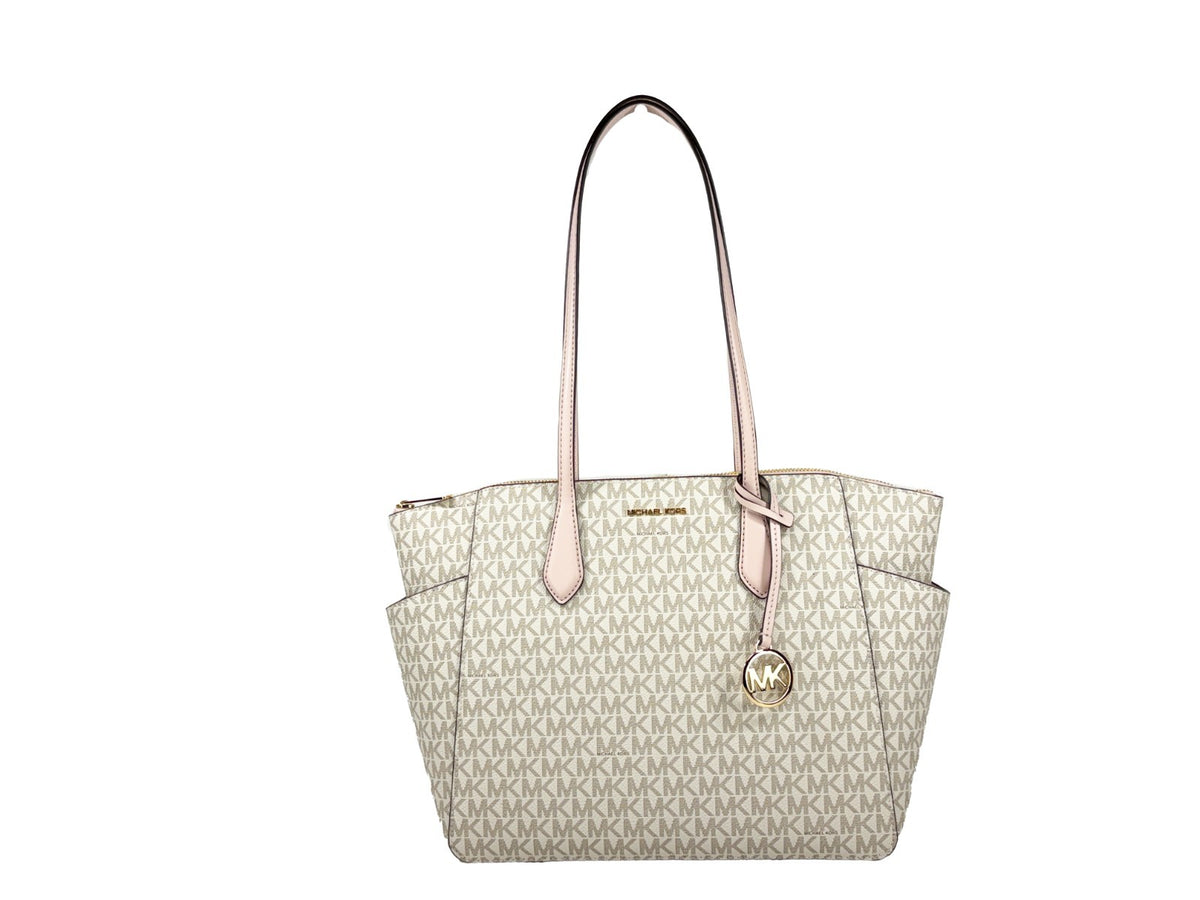 Michael Kors Marilyn Medium Signature Tote Bag Purse