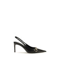 Black Goatskin High Heel Pumps