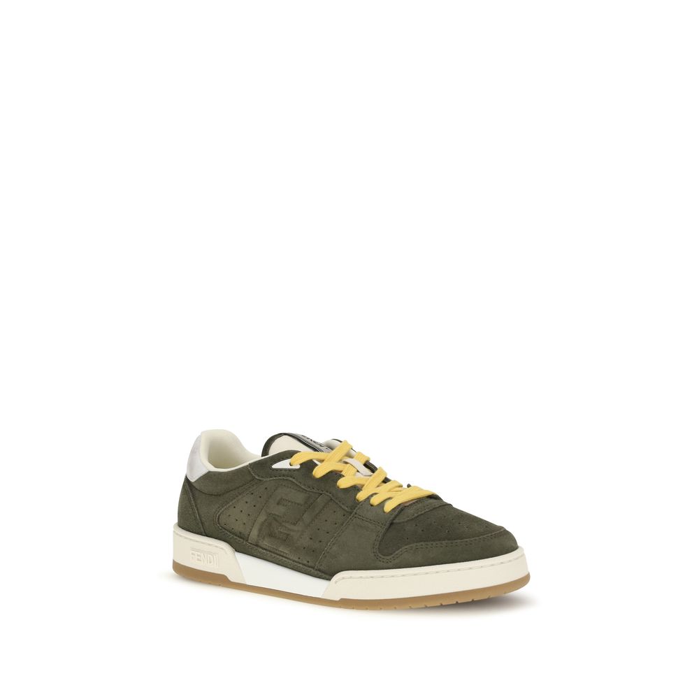 Bicolor Calf Leather Bos Taurus Low Top Sneakers