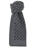 Gray Wool Scarf