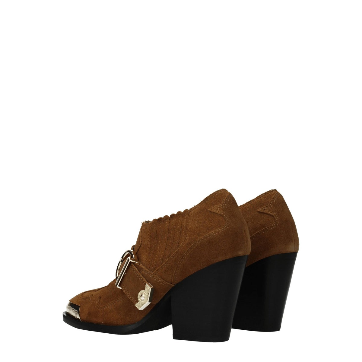 Brown Leather Ankle Boots