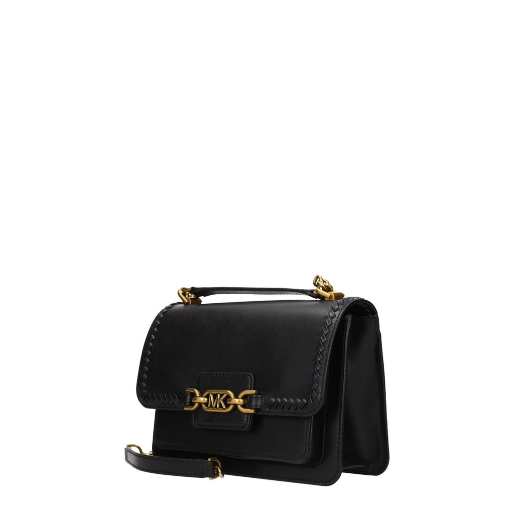 Black Leather Shoulder Bag