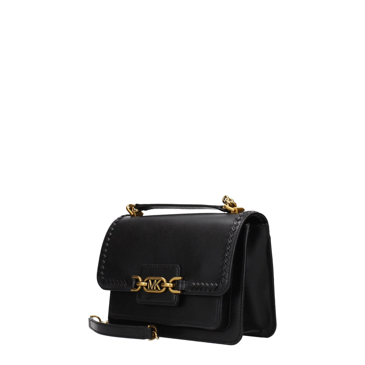 Black Leather Shoulder Bag