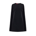 Black Wool Casual Dress