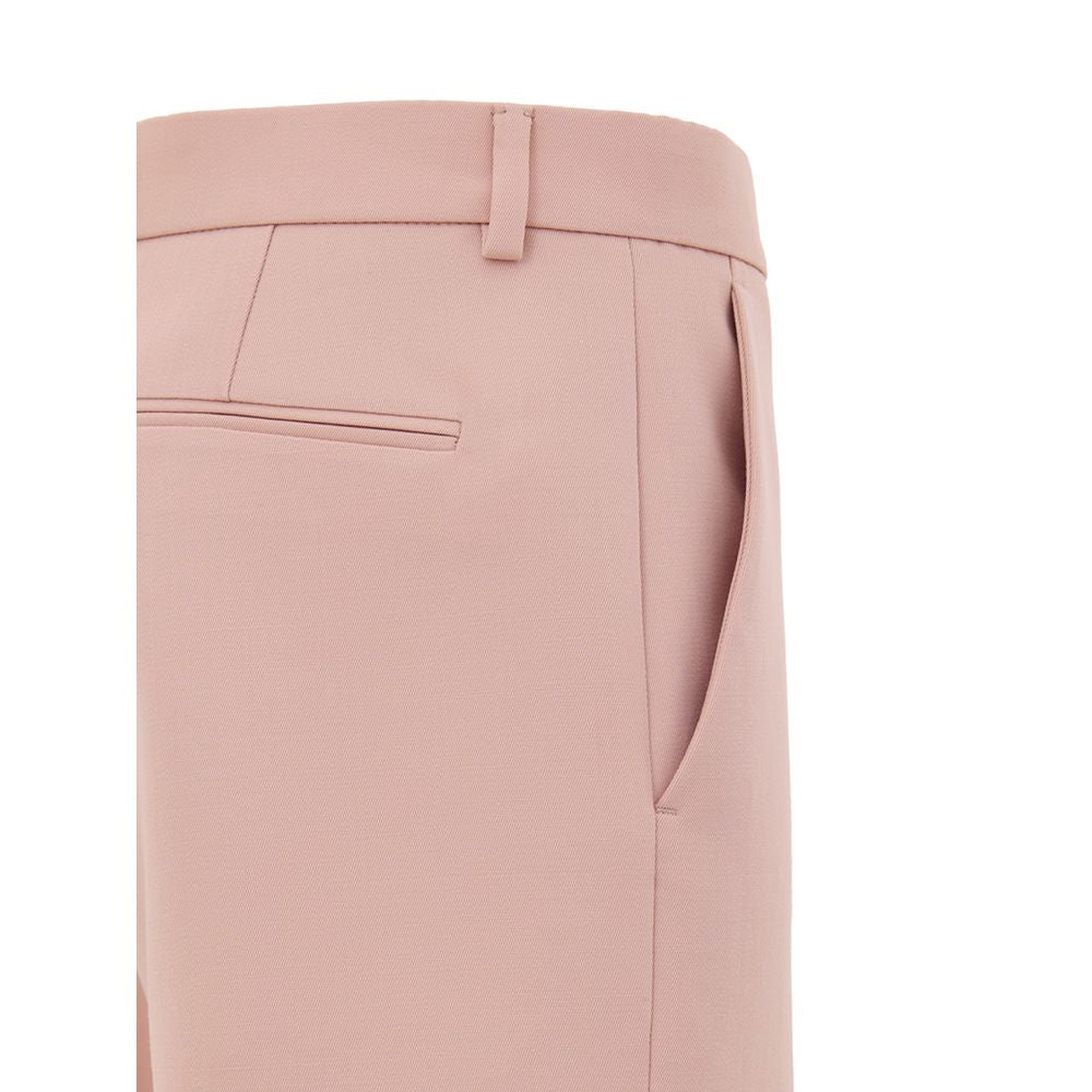 Pink Wool Shorts
