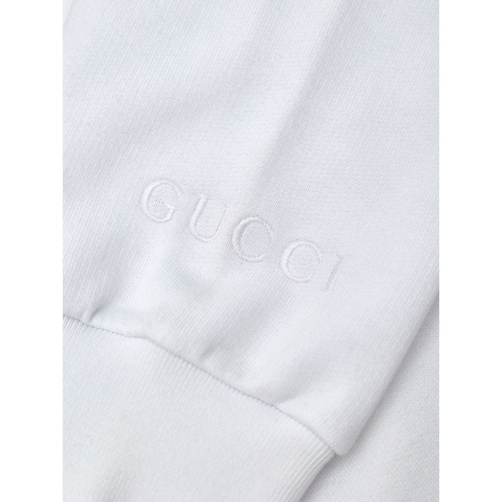 White Cotton Sweatshirt