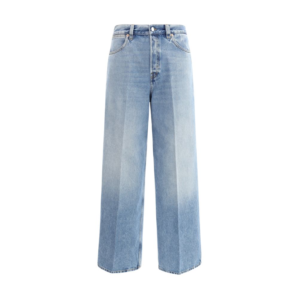 Light Blue Cotton Jeans Denim