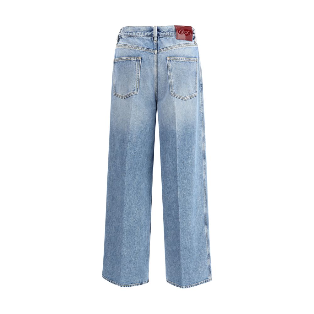 Light Blue Cotton Jeans Denim