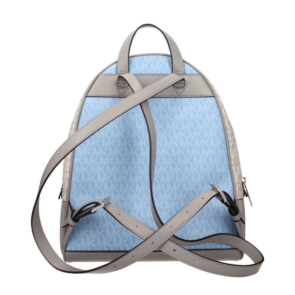 Beige Fabric Backpack