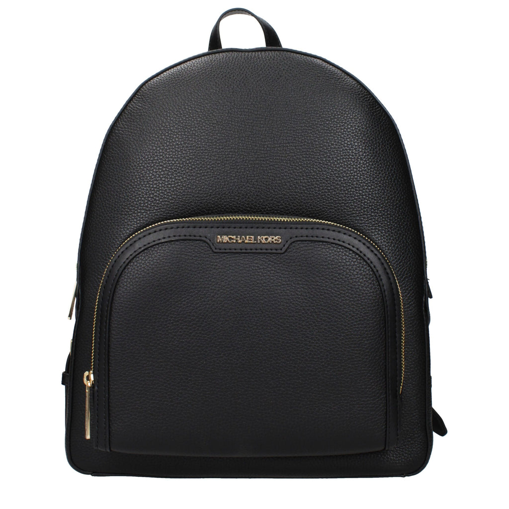 Black Leather Backpack