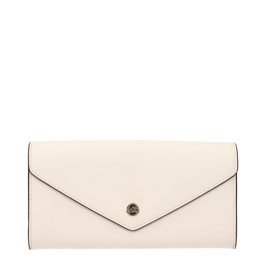 Beige Leather Wallet