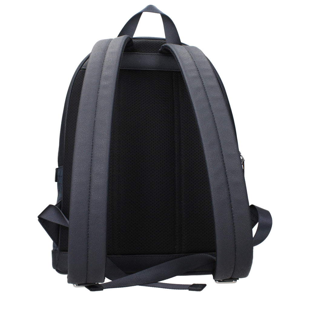 Blue Fabric Backpack