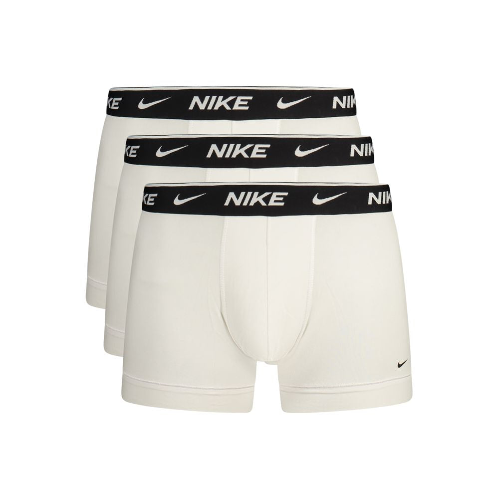 White Cotton Men's Boxer Short